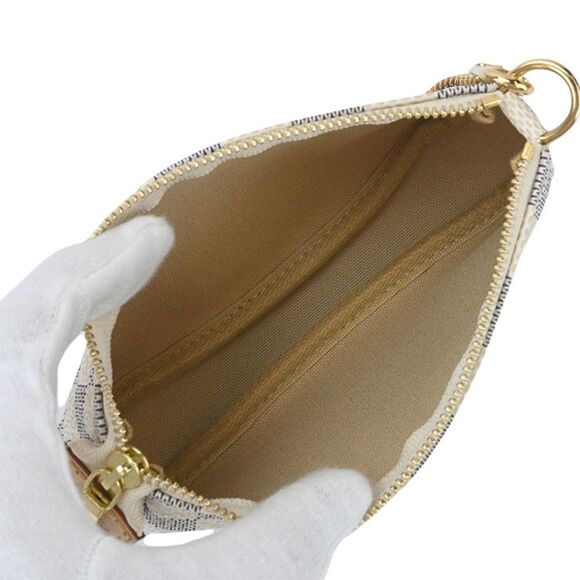 Louis Vuitton Mini Pochette Accessoire Damier Azur White - Picture 5 of 9